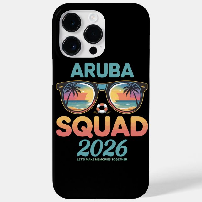 Funda De Case-Mate Para iPhone Equipo de Aruba 2026 Retro (Reverso)