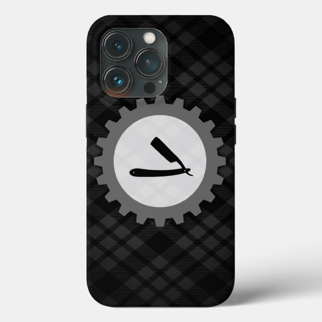 Funda De Case-Mate Para iPhone equipo de barbería (Reverso )