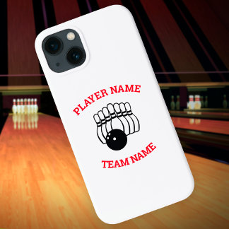 Funda Para iPhone 13 Equipo de bolos de personalizable
