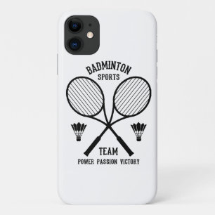 Funda Para iPhone 11 Equipo de deportes de bádminton