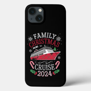 Funda Para iPhone 13 Equipo de juego de crucero de Navidades familiares