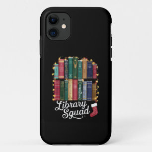 Funda Para iPhone 11 Equipo de la Biblioteca de Navidad Amantes de los