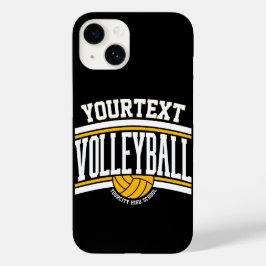 Funda Para iPhone 14 De Case-Mate Equipo de la Escuela de Jugadores de Voleibol de N