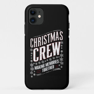 Funda Para iPhone 11 Equipo de Navidad Familia Combinación Escuadrón de