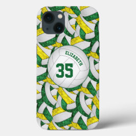 Funda Para iPhone 13 equipo de oro verde regalos de espíritu chica vole