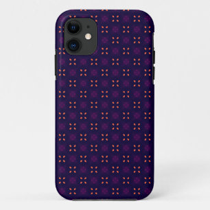 Funda Para iPhone 11 Equipo Deportivo Escolar Morado y Naranja