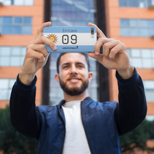 Funda Para iPhone 11 Pro Equipo Personalizado de Atleta con Bandera de Arge