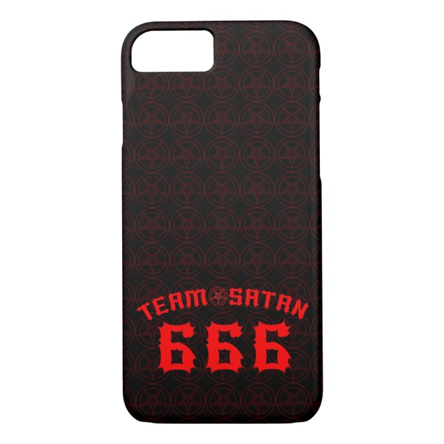 Funda De Case-Mate Para iPhone Equipo Satan 666 (Reverso)
