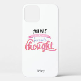 Funda Para iPhone 12 Eres Mi Pensamiento Favorito