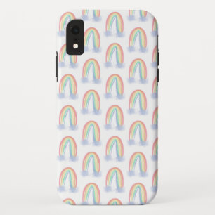 Funda Para iPhone XR Eres mi sol acuarela pintada arcoíris