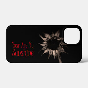 Funda Para iPhone 13 Mini Eres Mi Sunshine Sunflower Cuate Único Guay