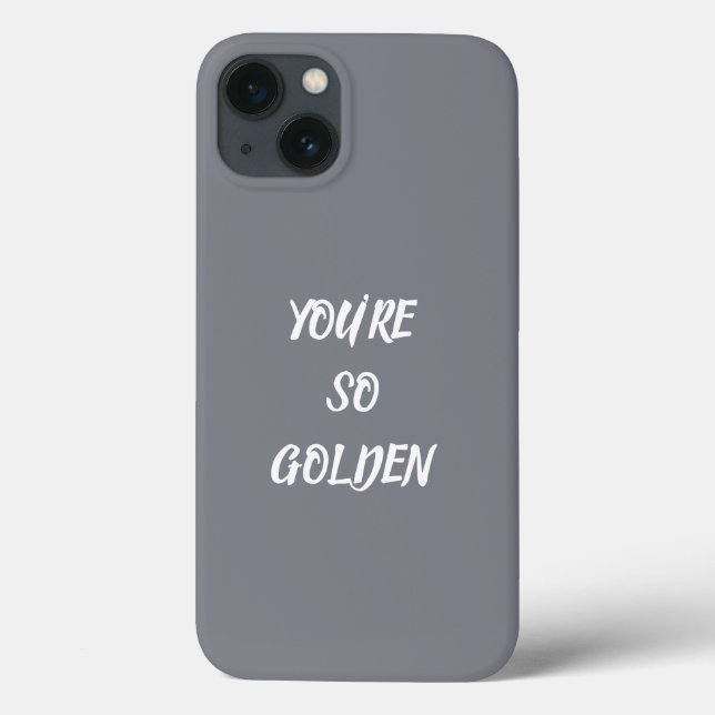 Funda De Case-Mate Para iPhone Eres tan Golden Harry Lyrics (Reverso)