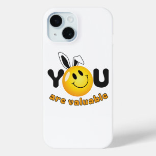 Funda Para iPhone 15 Eres Valioso Arte Motivacional - Corazón Adorable