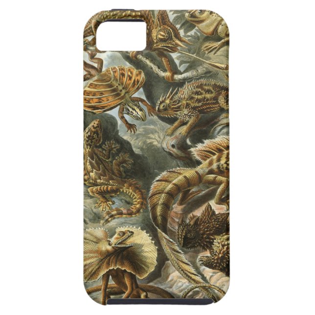 Funda De Case-Mate Para iPhone Ernst Haeckel - Lacertilia (Atrás)