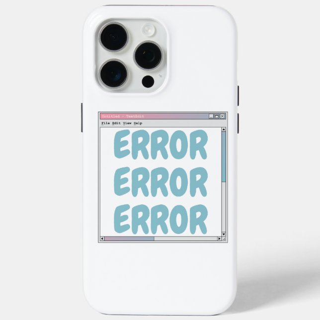 Funda De Case-Mate Para iPhone error (Reverso )