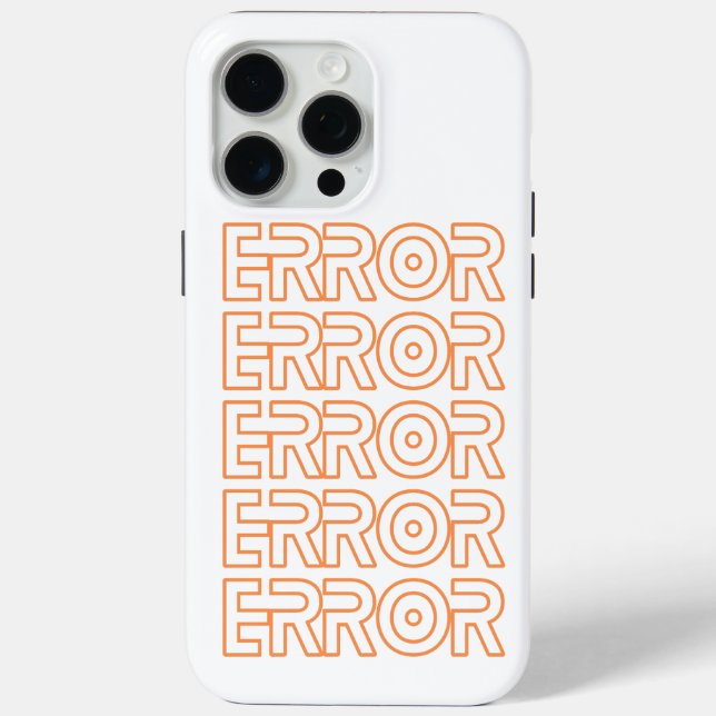 Funda De Case-Mate Para iPhone error (Reverso )