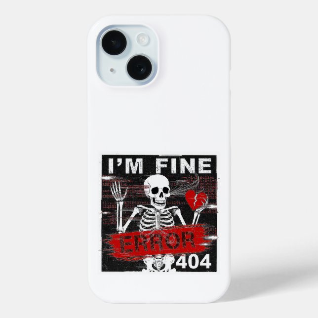 Funda De Case-Mate Para iPhone Error 404 (Reverso )
