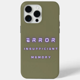 Funda Para iPhone 15 Pro Max error de memoria insuficiente