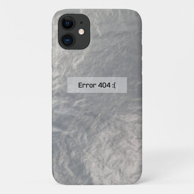Funda De Case-Mate Para iPhone Error de Papel de Aluminio 404 (Reverso)