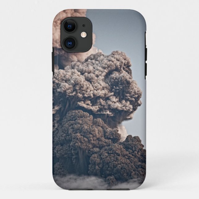 Funda De Case-Mate Para iPhone Erupción volcánica de Eyjafjalljokull (Reverso)