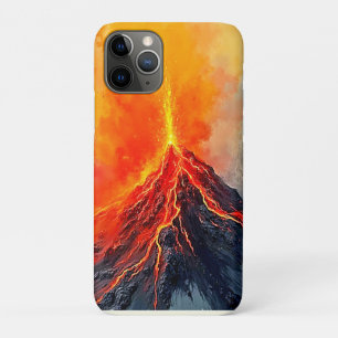 Funda Para iPhone 11 Pro Erupción Volcánica: Poder en Bruto