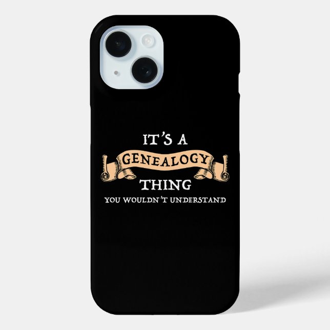 Funda De Case-Mate Para iPhone Es algo genealógico - no lo entenderías (Reverso )