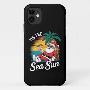 Funda Para iPhone 11 Es El Sol Del Mar Santa Playa Navidad En Julio 