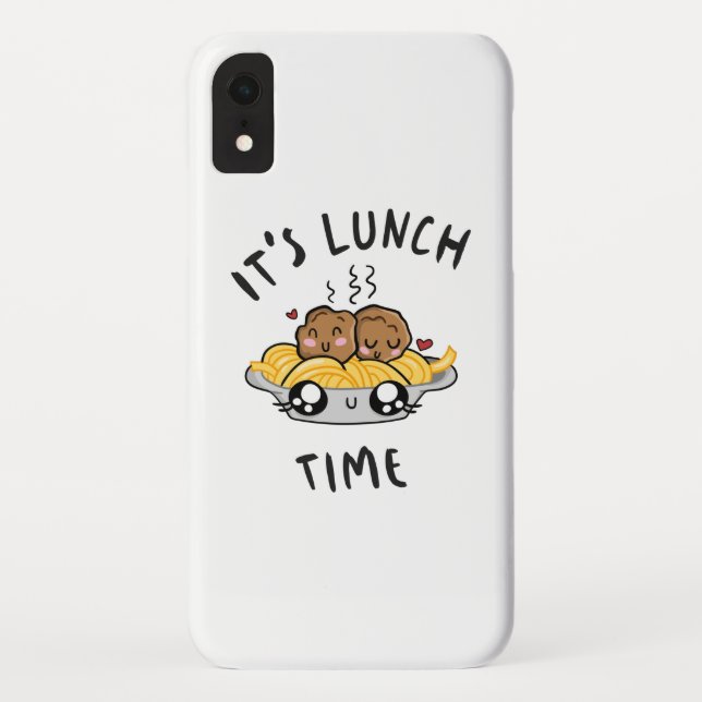 Funda De Case-Mate Para iPhone Es hora de almorzar (Reverso)