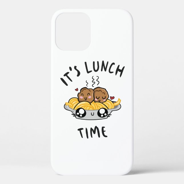 Funda De Case-Mate Para iPhone Es hora de almorzar (Reverso )