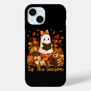 Funda Para iPhone 15 Es La Temporada Libro De Lectura Fantasma Lindo Ot