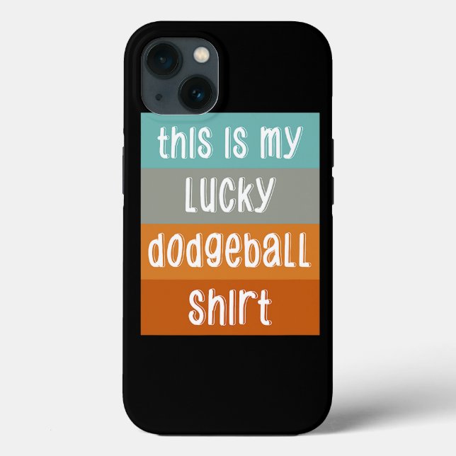 Funda De Case-Mate Para iPhone Es Mi Lucky Dodgeball (Reverso )