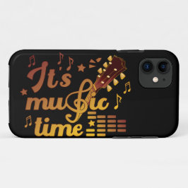 Funda Para iPhone 11 Es momento de la música, guitarra de oro musical