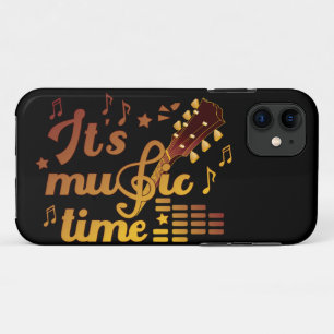 Funda Para iPhone 11 Es momento de la música, guitarra de oro musical