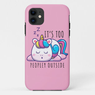 Funda Para iPhone 11 Es muy popular fuera de la introvertida de Unicorn