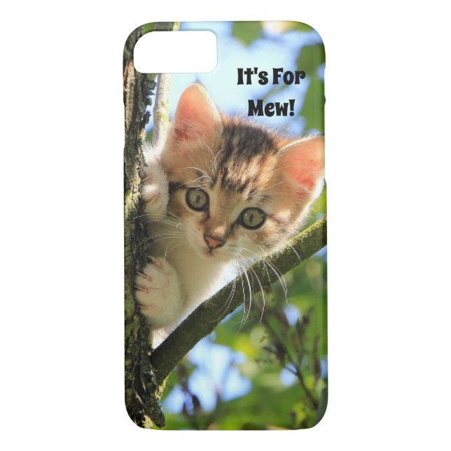 Funda De Case-Mate Para iPhone Es para Mew Kitten (Reverso)