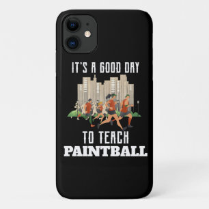 Funda Para iPhone 11 Es Un Buen Día Para Enseñar Paintball