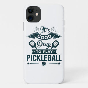 Funda Para iPhone 11 Es un buen día para jugar Pickleball
