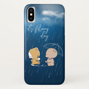 Funda Para iPhone X Es un día lluvioso  