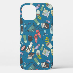 Funda Para iPhone 12 Esbozo de dibujos a mano ilustracion de moda