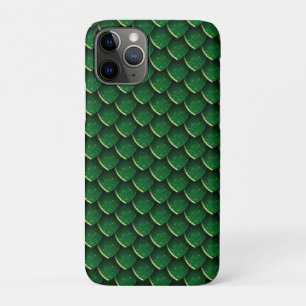 Funda Para iPhone 11 Pro Escala del Dragón Verde