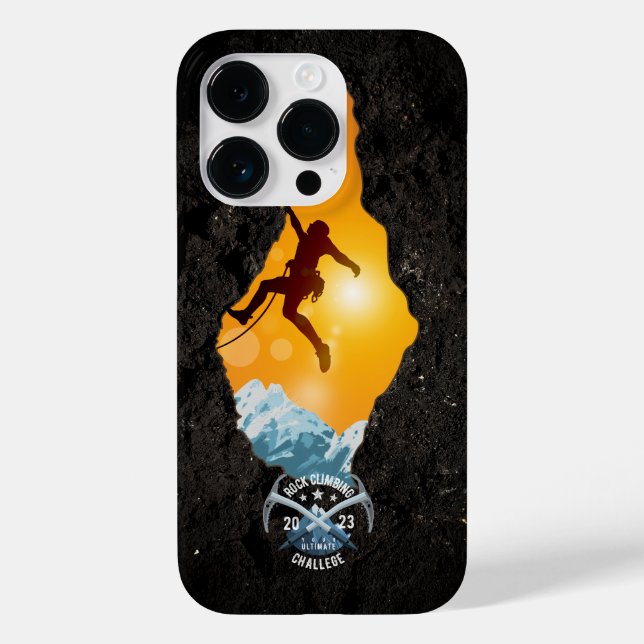 Funda De Case-Mate Para iPhone Escalada de rock | (Reverso )