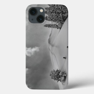 Funda Para iPhone 13 Escaladores de esquí de fondo en polvo fresco