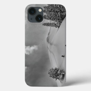 Funda Para iPhone 13 Escaladores de esquí de fondo en polvo fresco