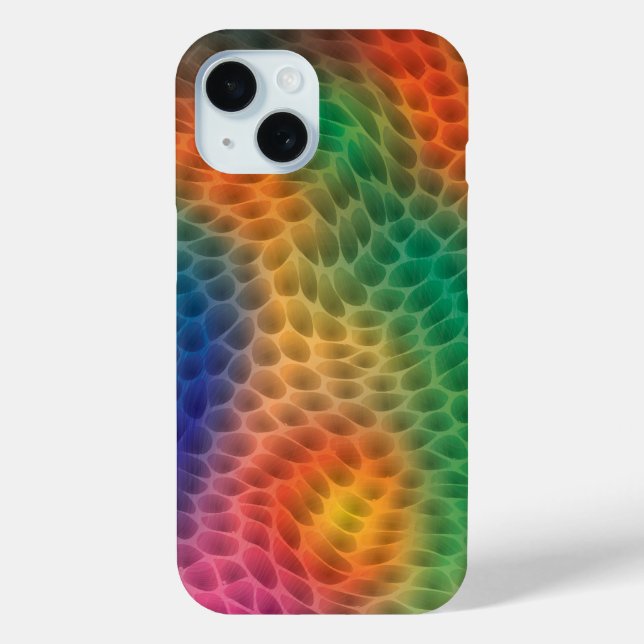 Funda De Case-Mate Para iPhone Escalas de arco iris (Reverso )