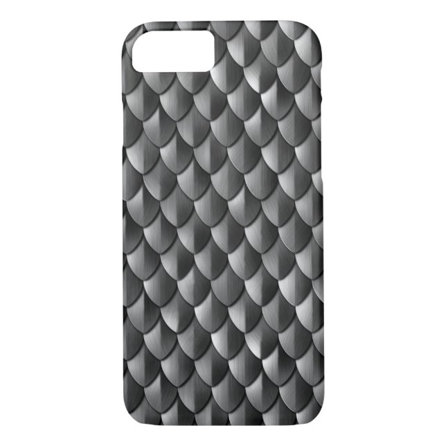 Funda De Case-Mate Para iPhone Escalas de dragones negros (Reverso)