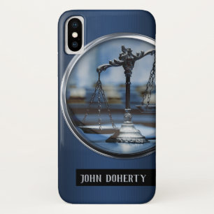Funda Para iPhone X Escalas de justicia