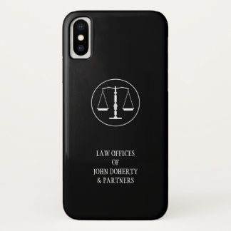Funda Para iPhone X Escalas de justicia