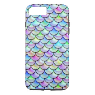 Funda Para iPhone 8 Plus/7 Plus Escalas de la sirena de la burbuja del arco iris