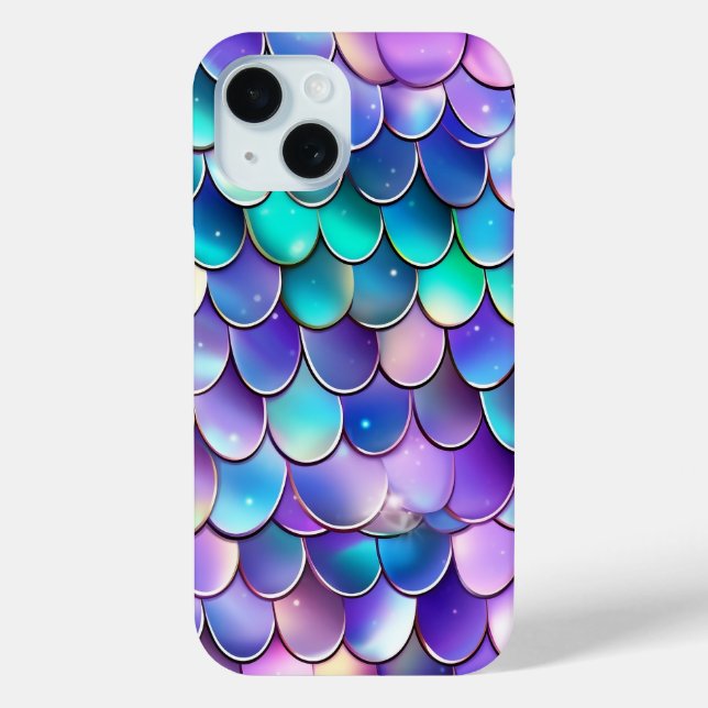 Funda De Case-Mate Para iPhone Escalas de Sirenas (Reverso )