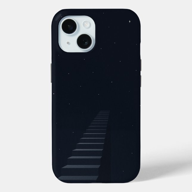 Funda De Case-Mate Para iPhone Escalera a las Estrellas (Reverso )